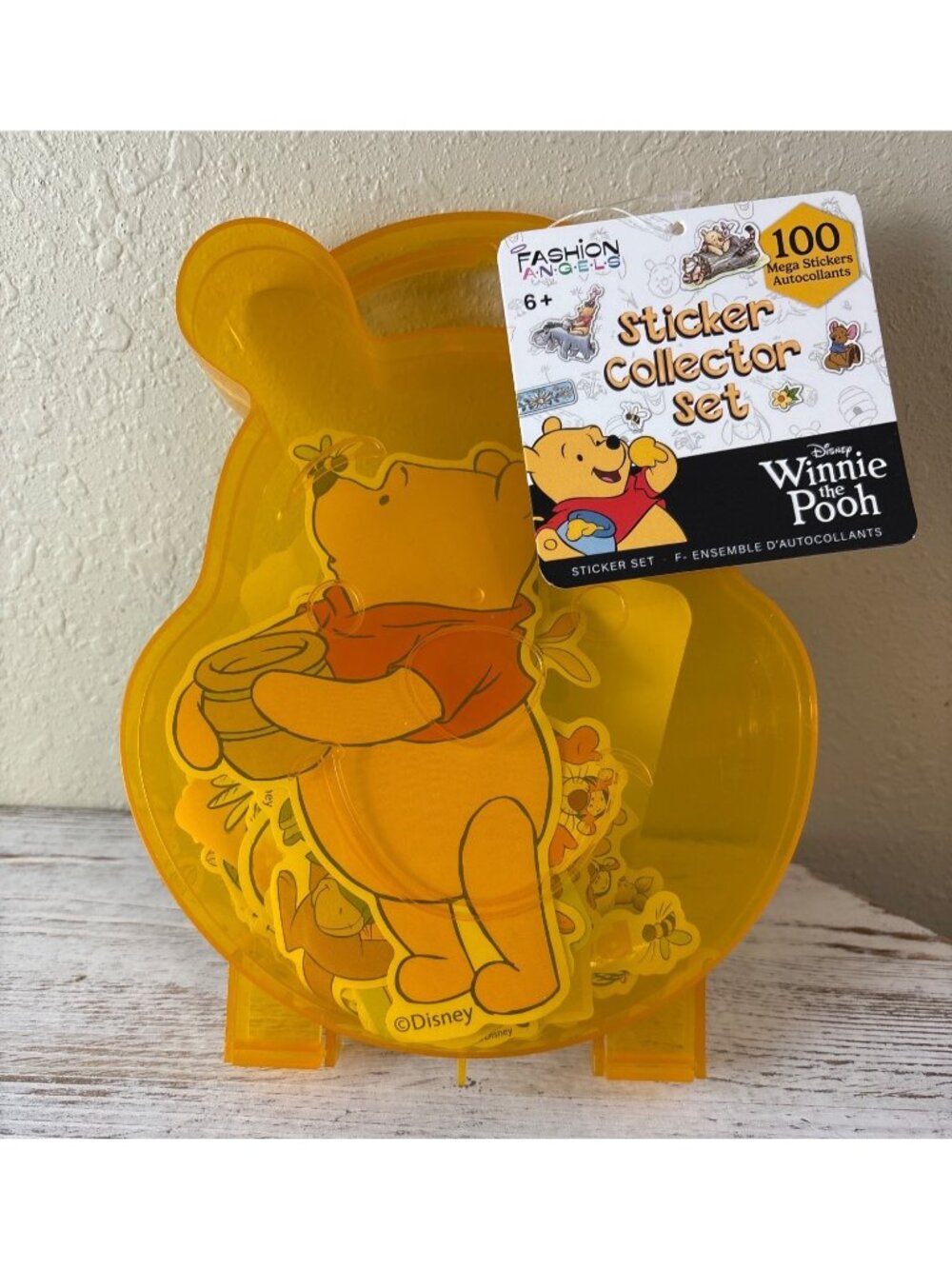 Disney Winnie The Pooh Sticker Collector Set, 100 Stickers & Storage Case For 6+